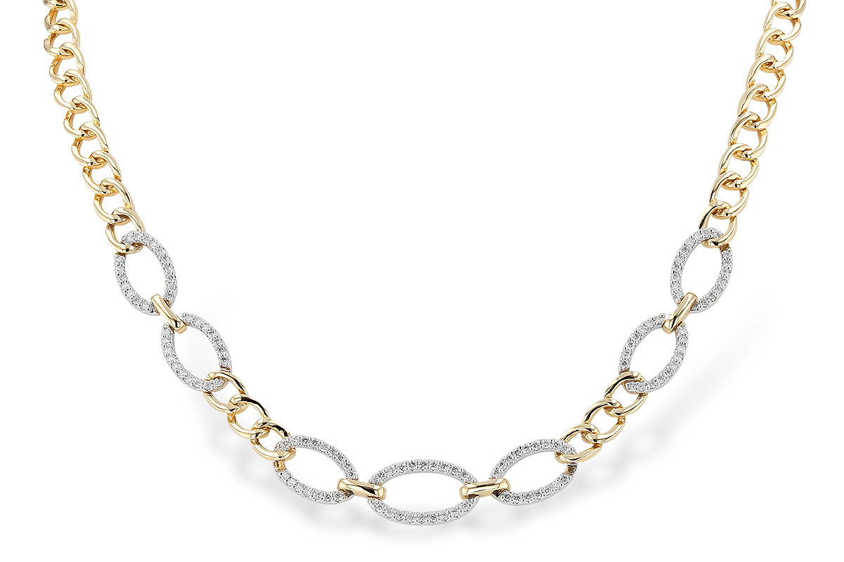 A310-29954: NECKLACE 1.12 TW (17")(INCLUDES BAR LINKS)