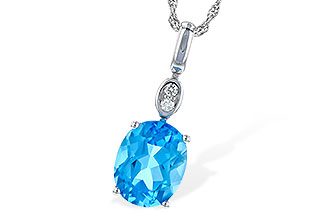 B226-71818: NECK 2.84 BLUE TOPAZ 2.87 TGW (10x8MM BT)