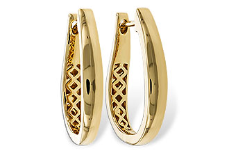 C311-24536: GOLD EARRINGS (22MM)