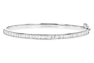 F310-29081: BANGLE 1.02 TW BAGUETTE DIAMONDS