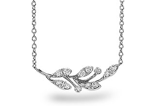F311-21735: NECKLACE .32 TW (18")