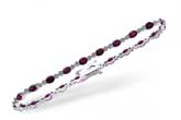 G220-36299: BRACELET 4.08 RUBY 4.55 TGW
