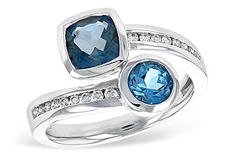 G225-81808: LDS RG 1.55 TW BLUE TOPAZ 1.70 TGW