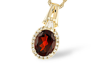 G310-34499: NECK 1.82 GARNET 2.02 TGW (9x7MM GAR)