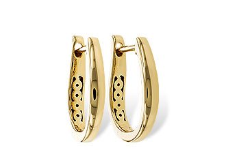 G311-24526: GOLD EARRINGS (15MM)