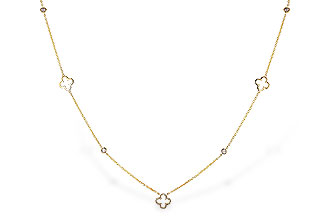 H311-20872: NECKLACE .20 TW (18")