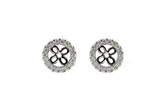 K223-95381: EARRING JACKETS .24 TW (FOR 0.75-1.00 CT TW STUDS)