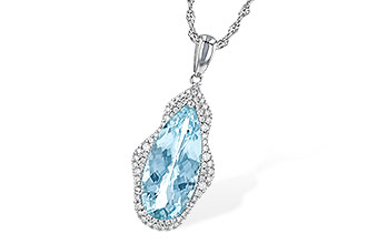 K226-69944: NECK 3.97 AQUAMARINE 4.20 TGW