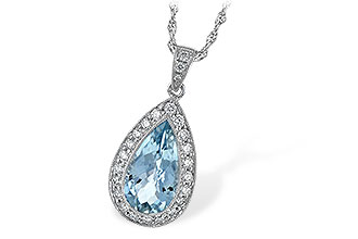 L042-18171: NECKLACE 2.20 AQUA 2.55 TGW
