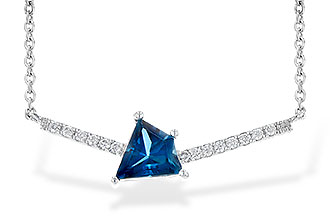 L226-70835: NECK .87 LONDON BLUE TOPAZ .95 TGW