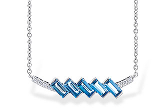 L309-44526: NECK .75 LONDON BLUE TOPAZ .80 TGW
