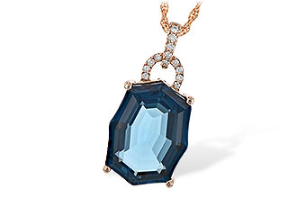 M225-81817: NECK 11.75 LONDON BLUE TOPAZ 11.85 TGW
