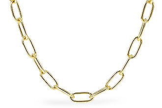 M310-33608: PAPERCLIP SM (18IN, 2.40MM, 14KT, LOBSTER CLASP)