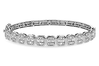 M311-19071: BANGLE .81 TW BAGUETTE 1.00 TW