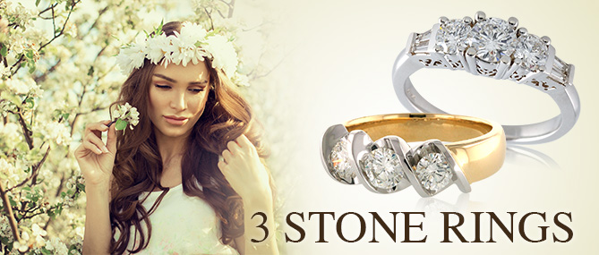 3 Stone Rings